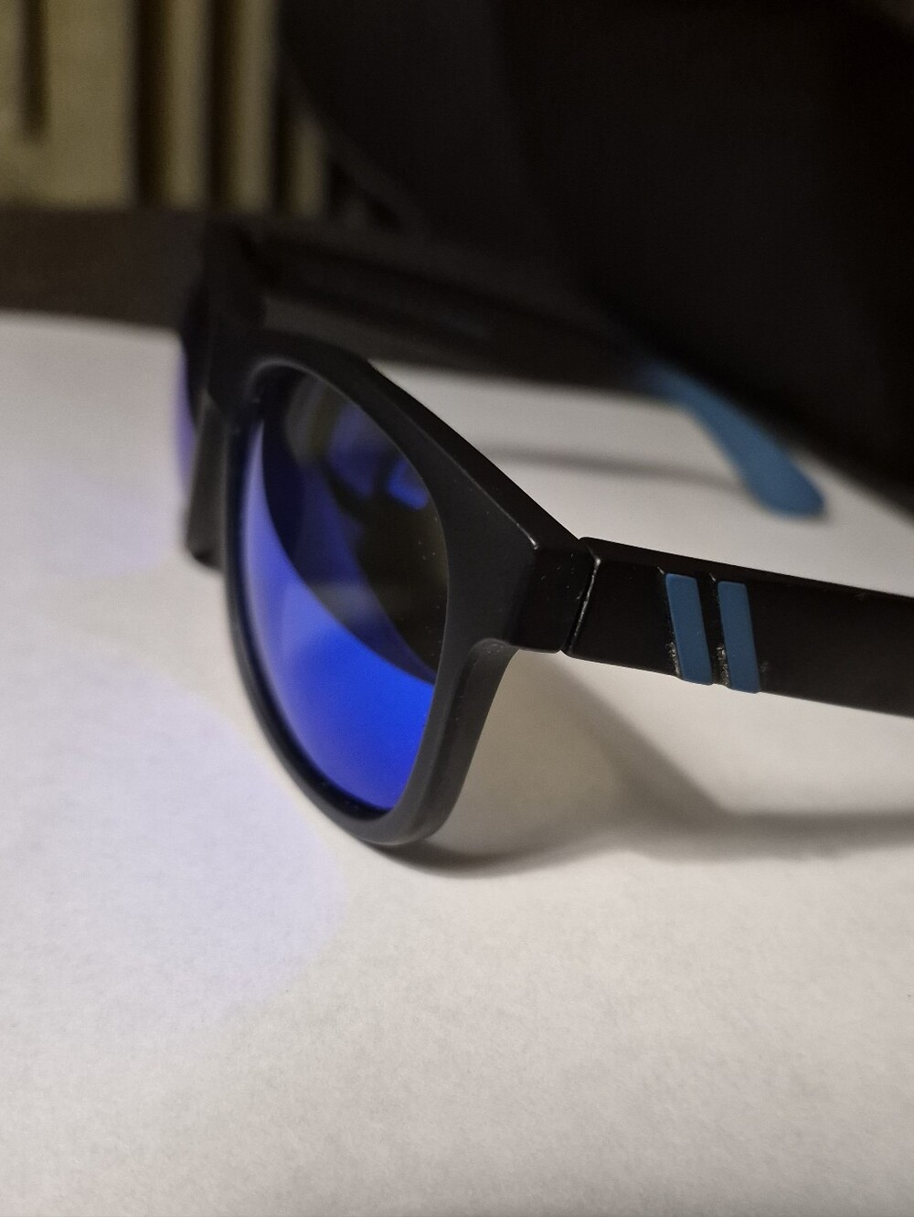 Blenders Float2O "Water Haven"  Black Sunglasses with Blue Mirrored Lenses
